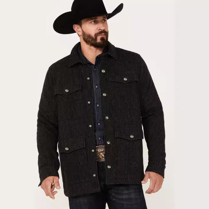 Casual Chic Utility Jacket for Men