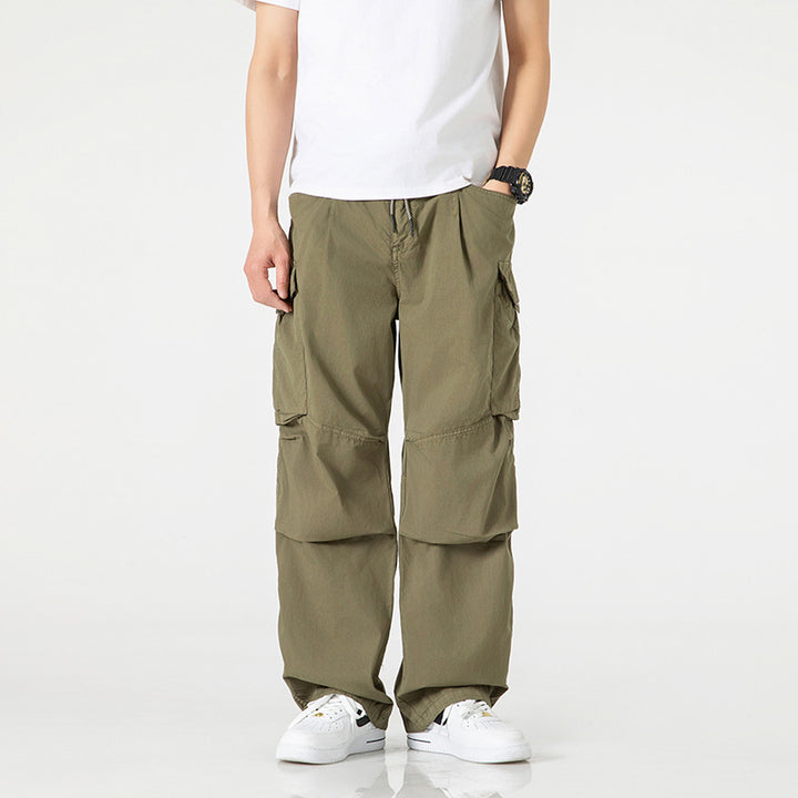 Multifunctional cargo pants for men with practical side pockets Lune London