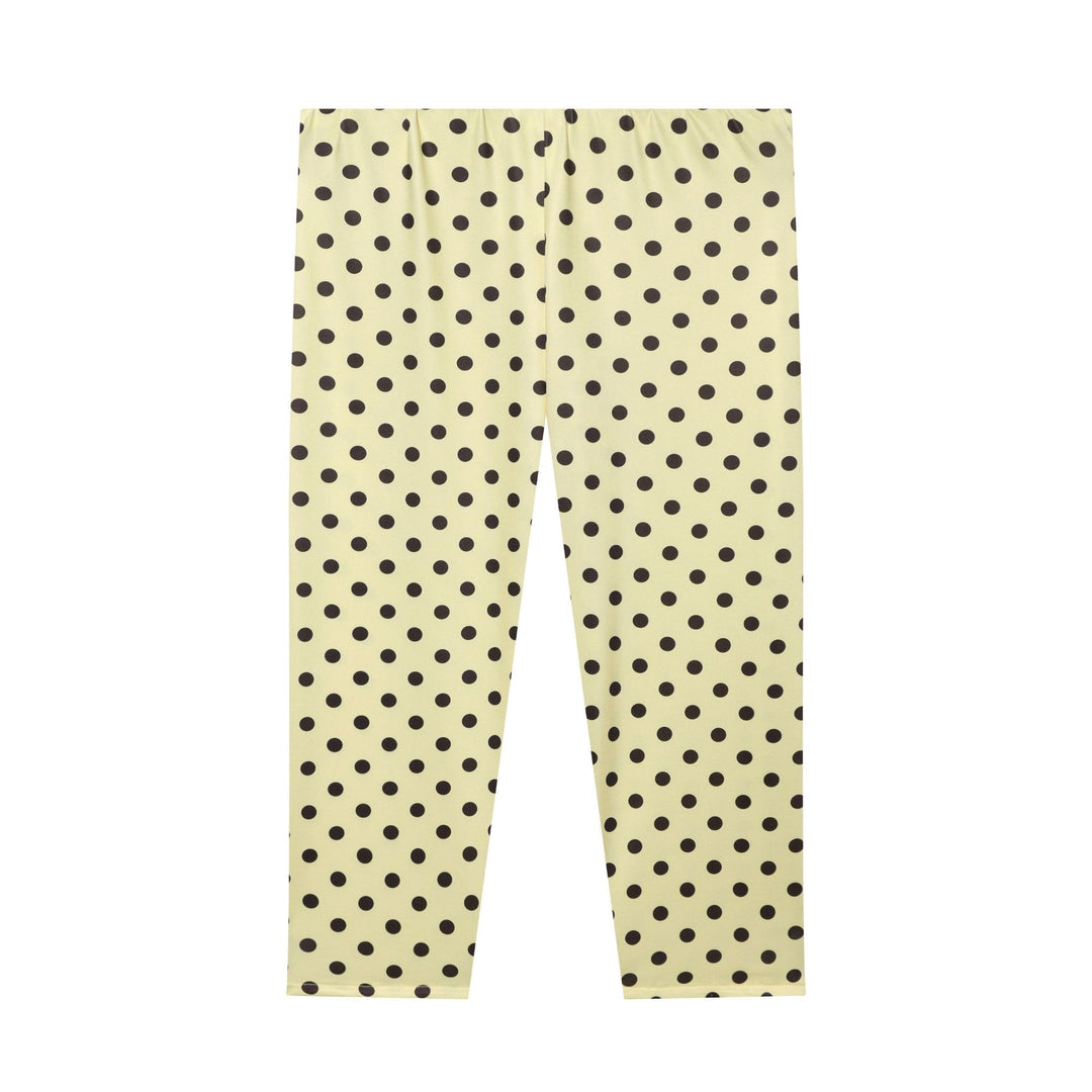 Women's High-Waisted Polka Dot Leggings made of Stretch Jersey Amarae