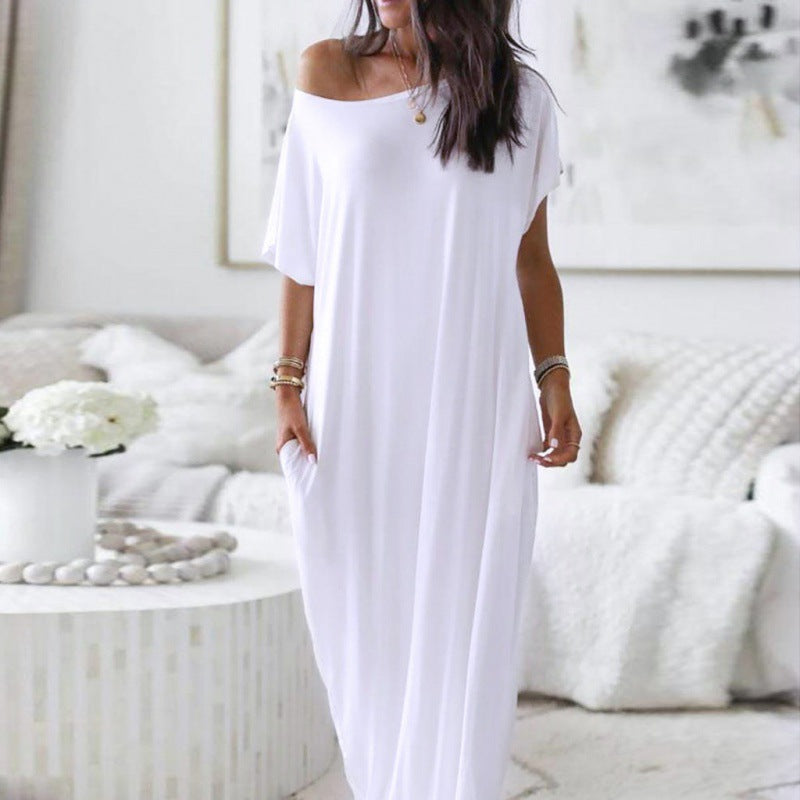 Lune London Off-Shoulder Butterfly Print Maxi Dress for Women