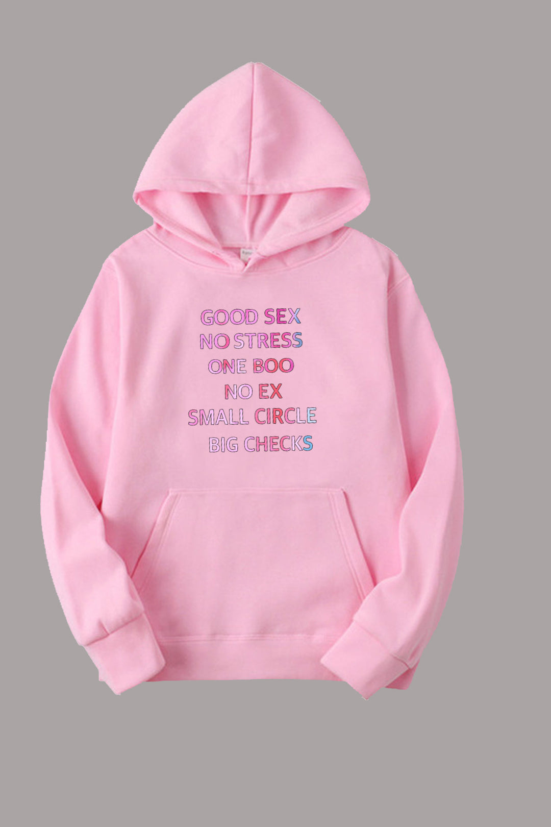 Hooded sweatshirt for women with a creative quote Lune London