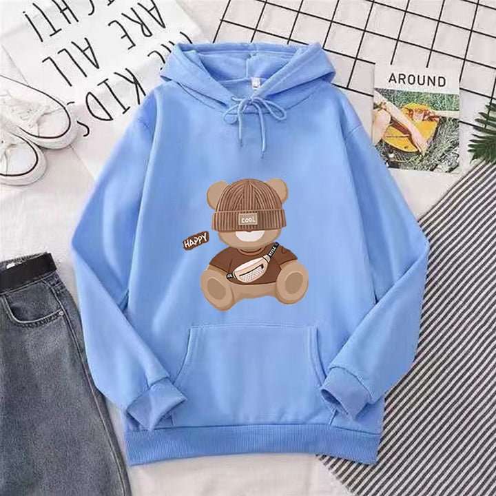Women's hoodie with unique bear motif Chic & Stil