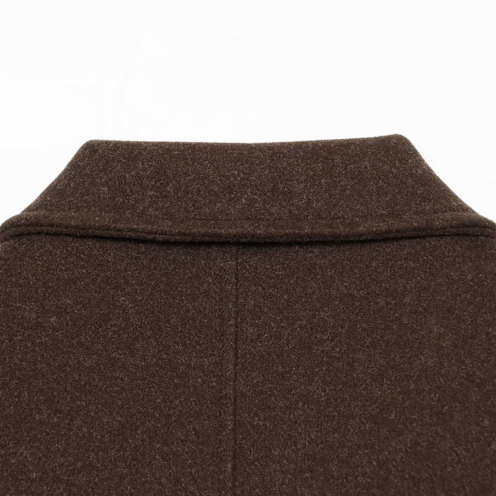 Ladies short jacket made of wool blend with zipper, flap pockets and elastic hem Amarae