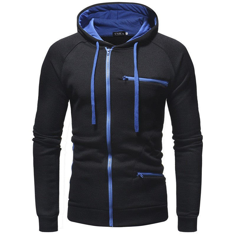 Men's Hoodie with functional zip pockets Lune London