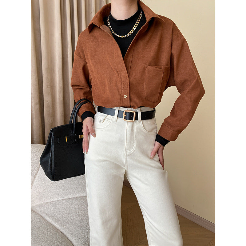 Ladies Elegant Check Blouse with Classic Cut Chic & Stil