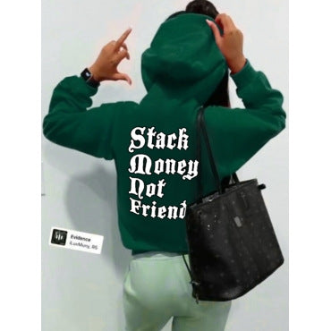 Hooded sweatshirt for women with creative graphic print and comfortable fit Lune London