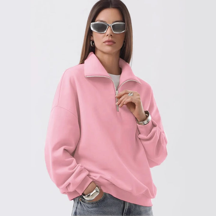 Women’s comfortable stand-up collar sweater Lune London
