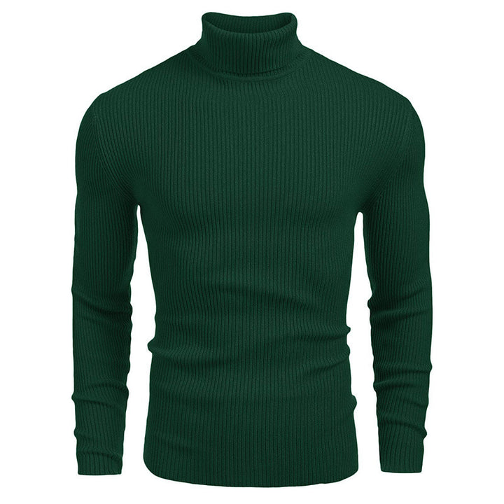 Elegant ribbed turtleneck sweater for men Lune London
