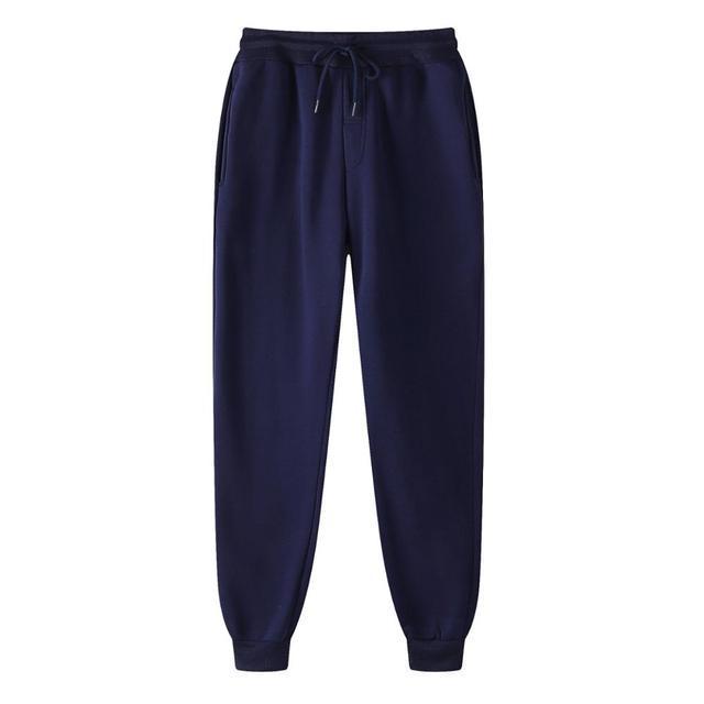 Sport leisure pants for men with elastic waistband and practical pockets Lune London