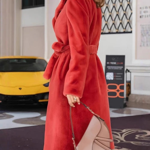 Elegant fleece jacket for women with a modern cut and generous pockets Amarae