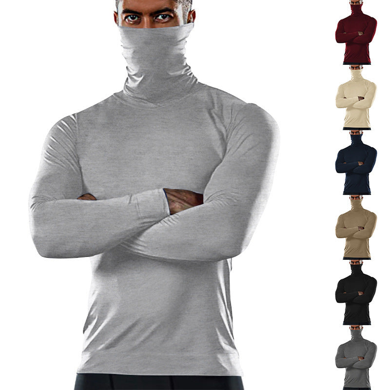Men's Functional Shirt with High Collar and Innovative Moisture Management Lune London