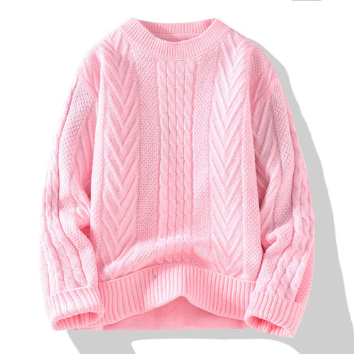 Amarae | Men's knit sweater with modern cable and ribbed structures