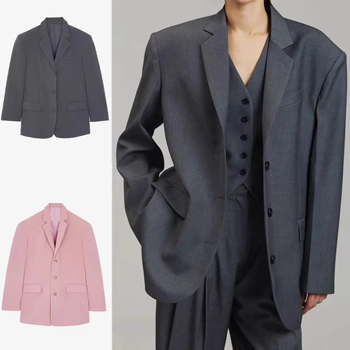 Blazer surdimensionné élégant pour femmes avec pantalon assorti Chic & Stil