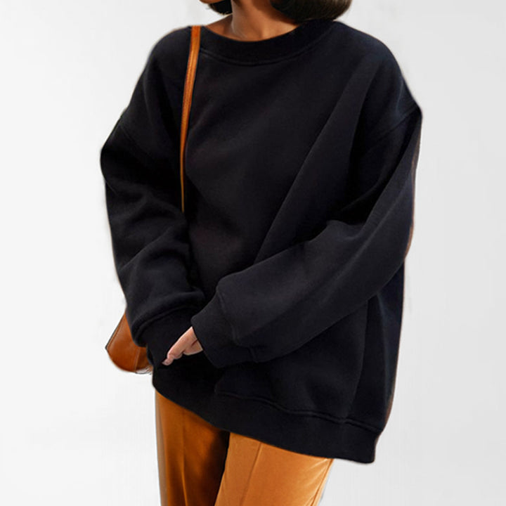 Sweatshirt surdimensionné pour femmes avec une coupe ample et un design décontracté Chic & Stil