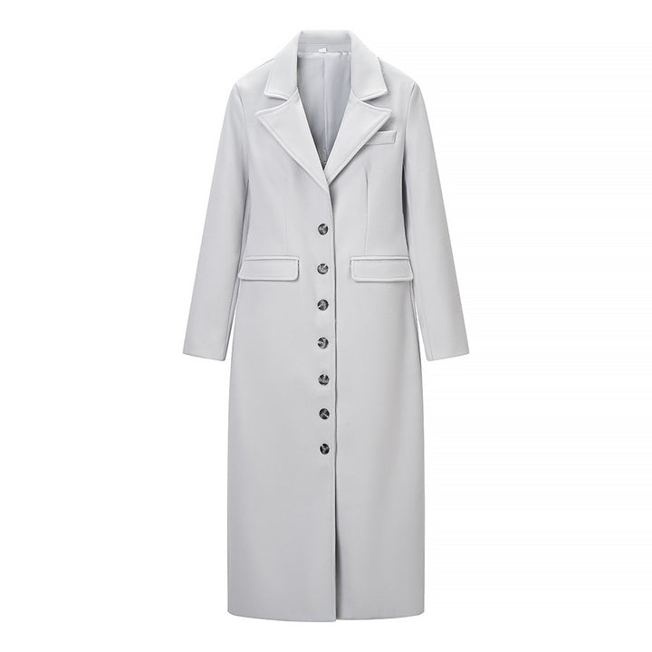Manteau élégant pour femme avec double boutonnage et coupe ajustée Chic & Stil