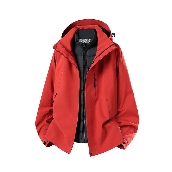 Women's Two-Piece Softshell Parka with Removable Quilted Inner Jacket Amarae