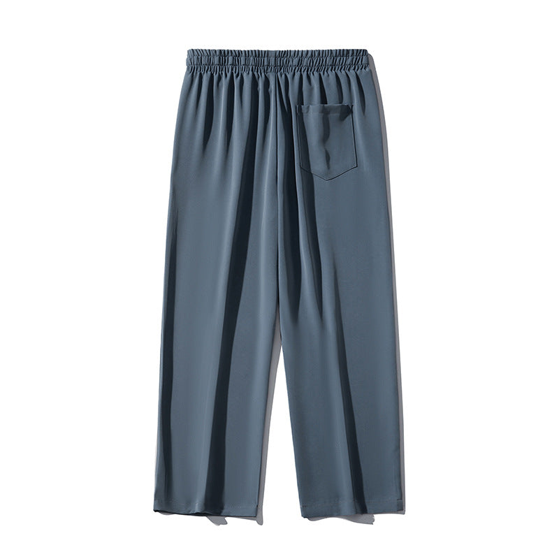 Casual men's pants made of breathable fabric with adjustable waist and side pockets Lune London