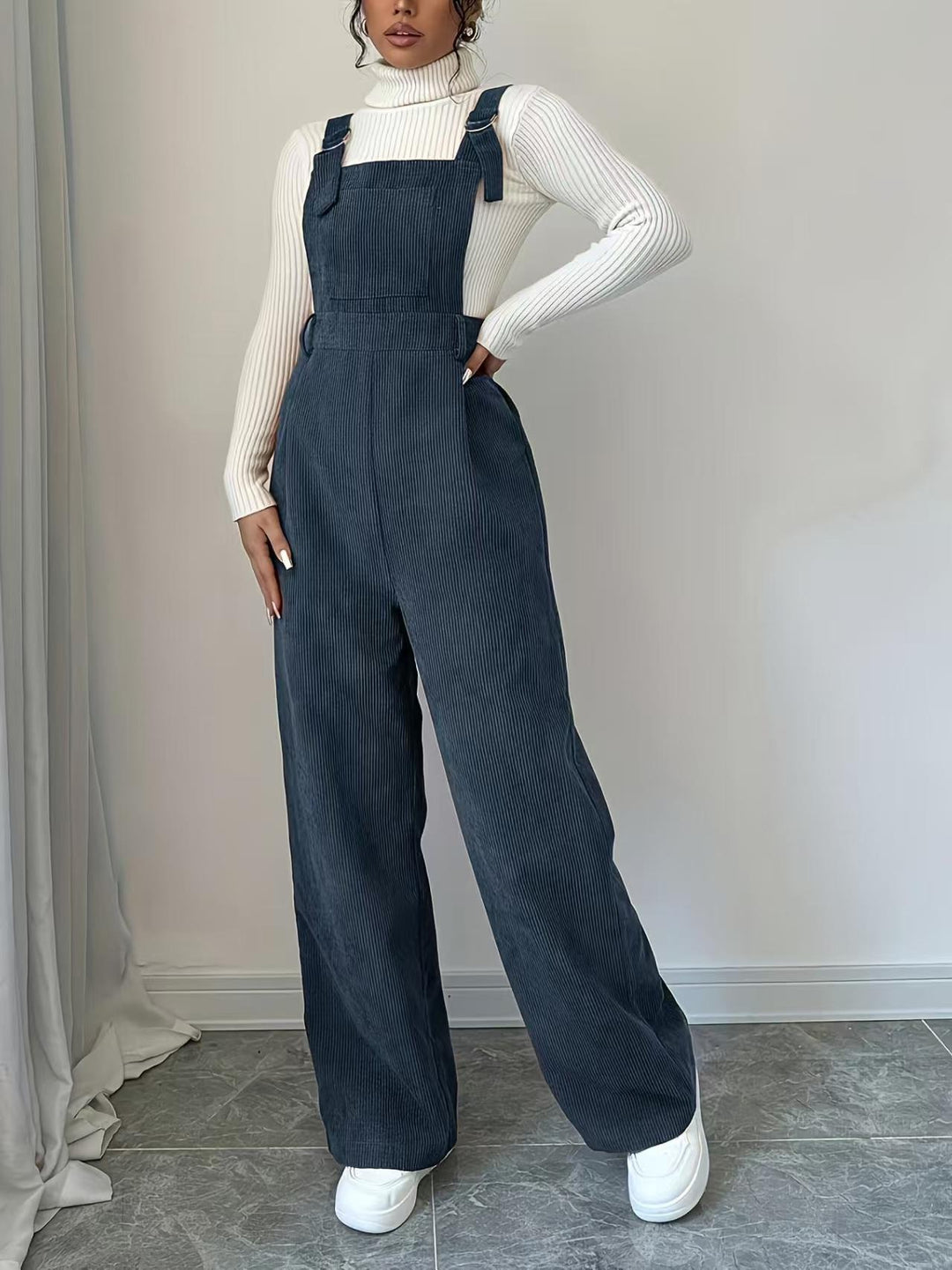 Dames loisirs coupe corduroy combinaison Chic & Stil
