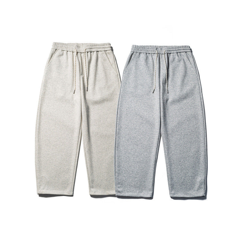 Men's loose-fitting sweatpants with elastic drawstring waistband and cropped leg Amarae