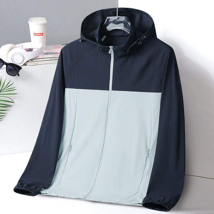 Women's Ultralight UV Protection Windbreaker with Hood and Ventilation Perforation Amarae