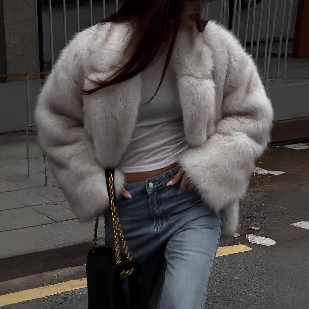 Ladies plush jacket Amarae