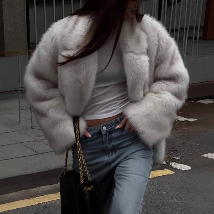Ladies plush jacket Amarae