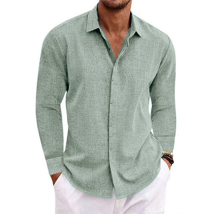 Men's Leisure Shirt Made Of Breathable Cotton with Long Sleeves and Modern Cut Lune London