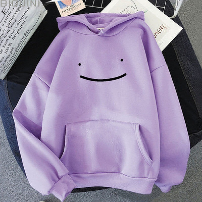 Women's hoodie with funny face motif Chic & Stil