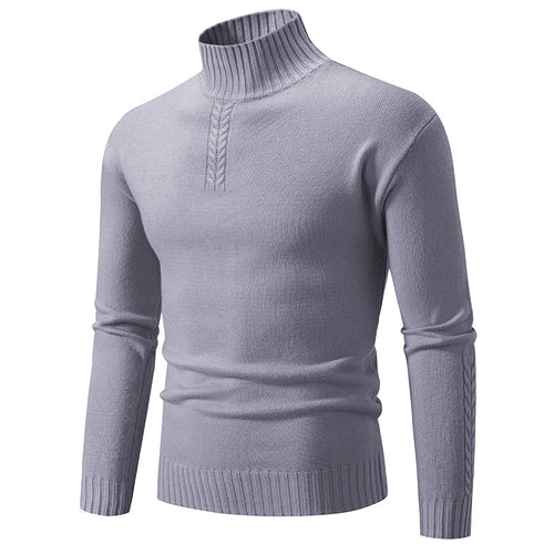 Thick knit crew neck sweater for men Amarae