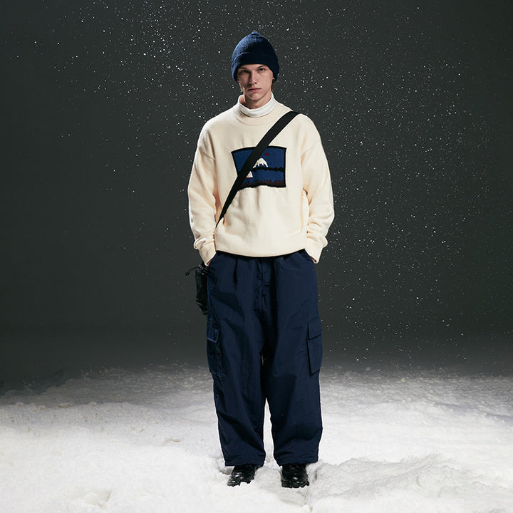 Men's Padded Tech Outdoor Jacket with Adjustable Waist Belt, Utility Attachments and Hidden Hood Amarae