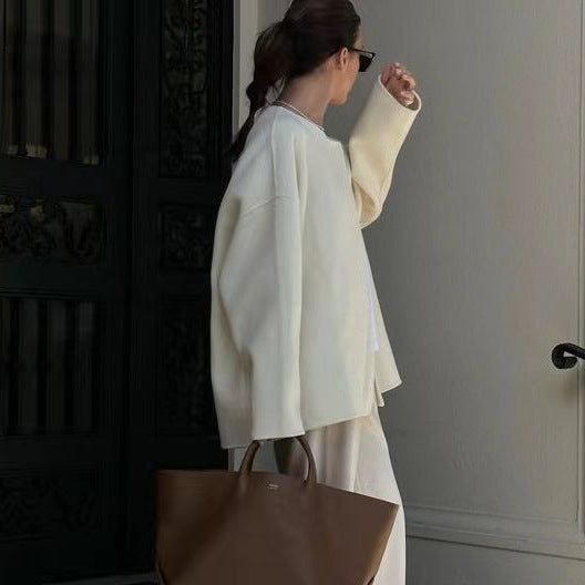 Lune London oversized elegant jacket for women with voluminous collar