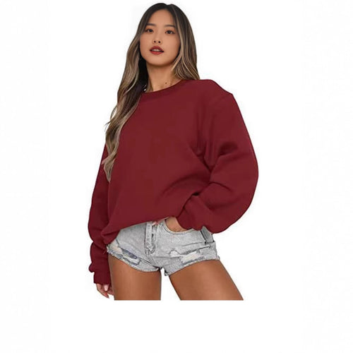 Ladies Oversized Sweatshirt with a relaxed fit and soft sleeves Amarae
