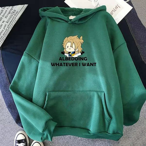 Women’s hoodie with artistic graphic design and motivating lettering Chic & Stil
