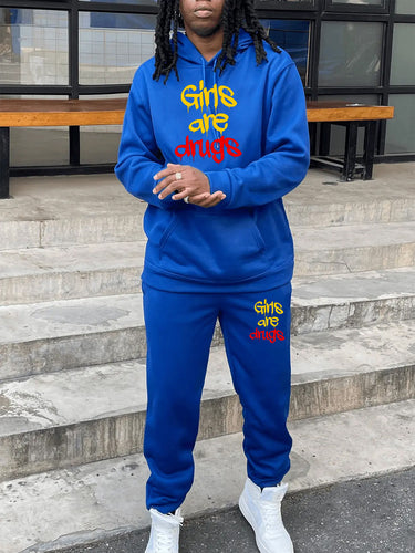 Hoodie and jogger set for women with notable inscription Amarae
