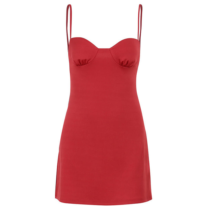 Chic and Stylish A-line Mini Dress for Ladies
