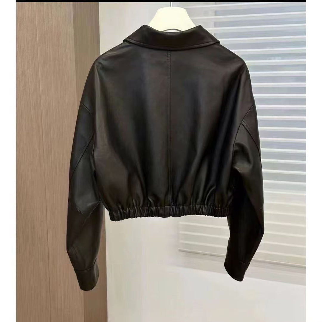 Veste en cuir élégante pour femme Chic & Stil