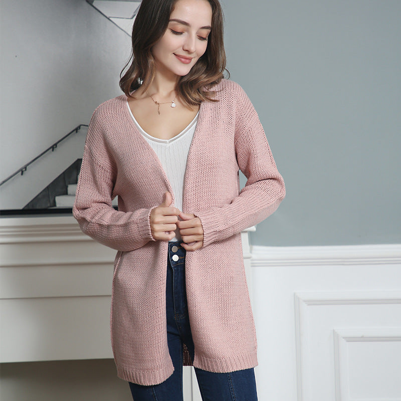 Ladies Open Knit Vest with Relaxed Fit and Pockets Lune London