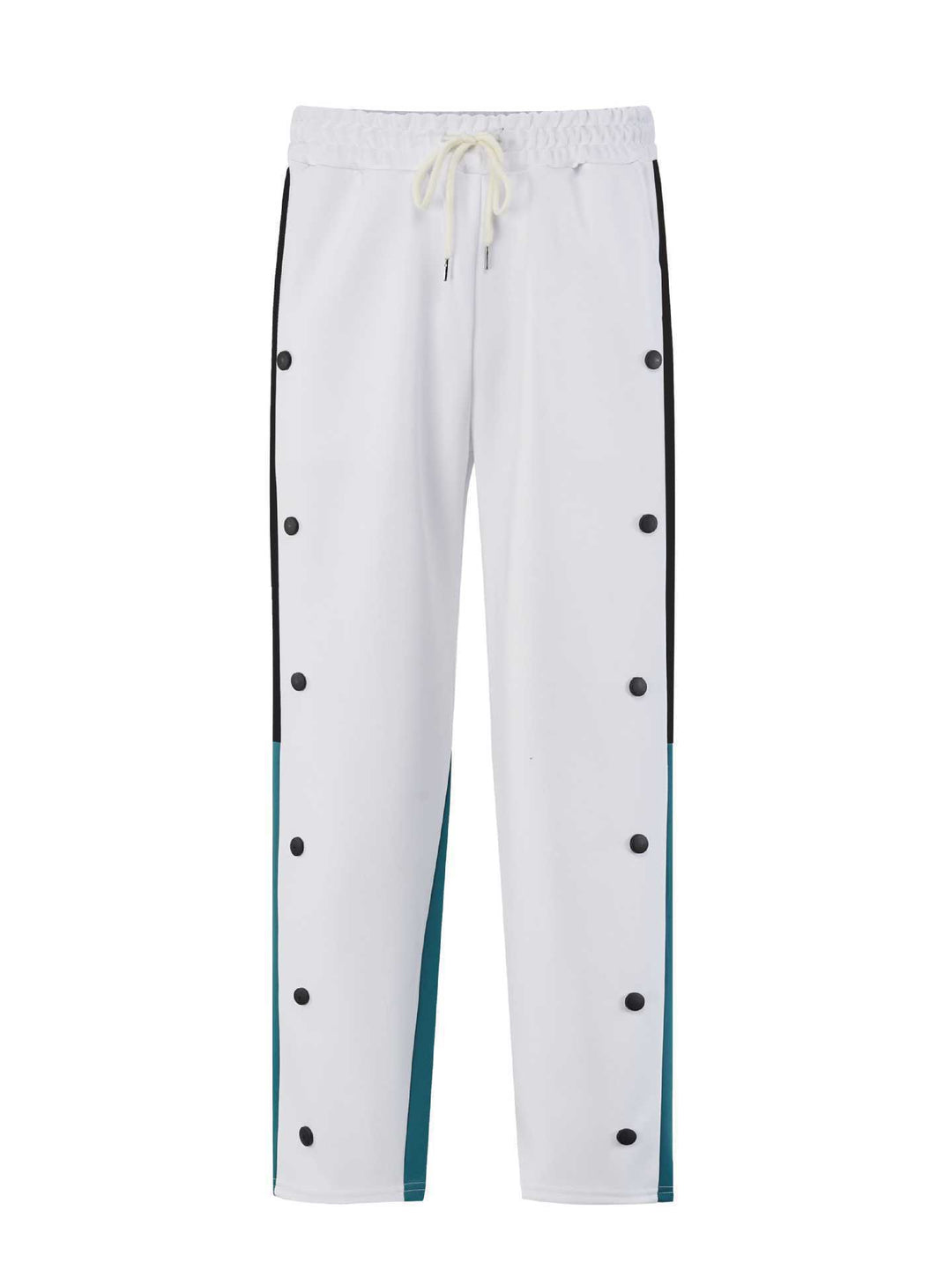 Men's sports pants in fabric with snap details and elastic waistband Lune London