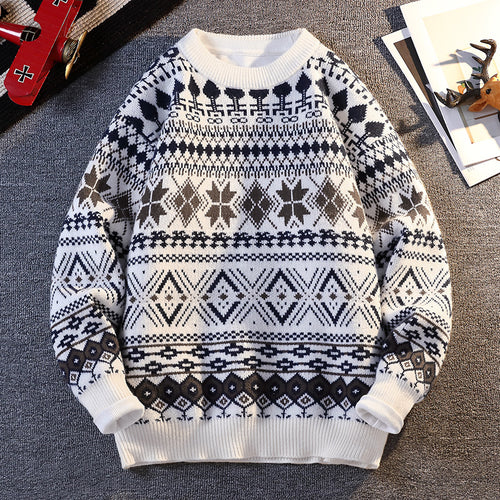 Shaving sweater for men with winter design and high collar Amarae
