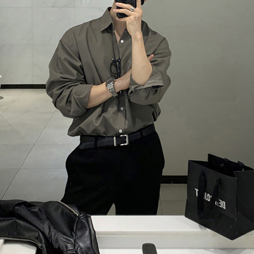 Amarae | Men's Oversized Shirt made of breathable cotton with a casual cut