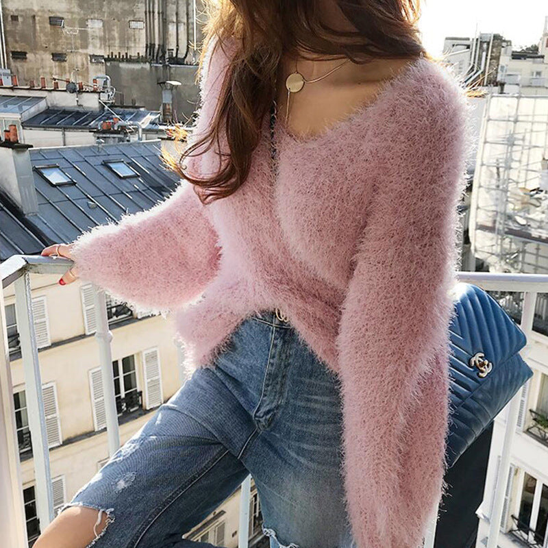 Femme Pull Fluffy Chic & Stil