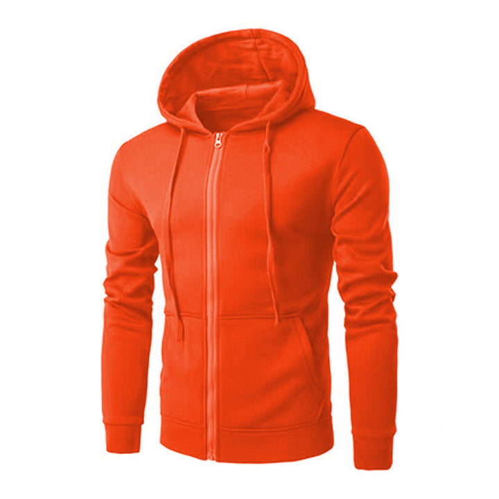 Ladies zip-up sweatshirt with full zipper and kangaroo pocket Lune London