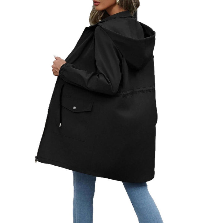 Leisure jacket for women with adjustable waist and hood Lune London