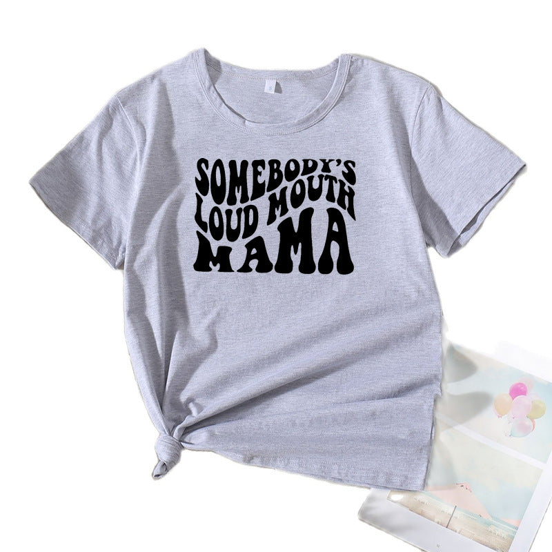 Ladies casual chic graphic T-shirt