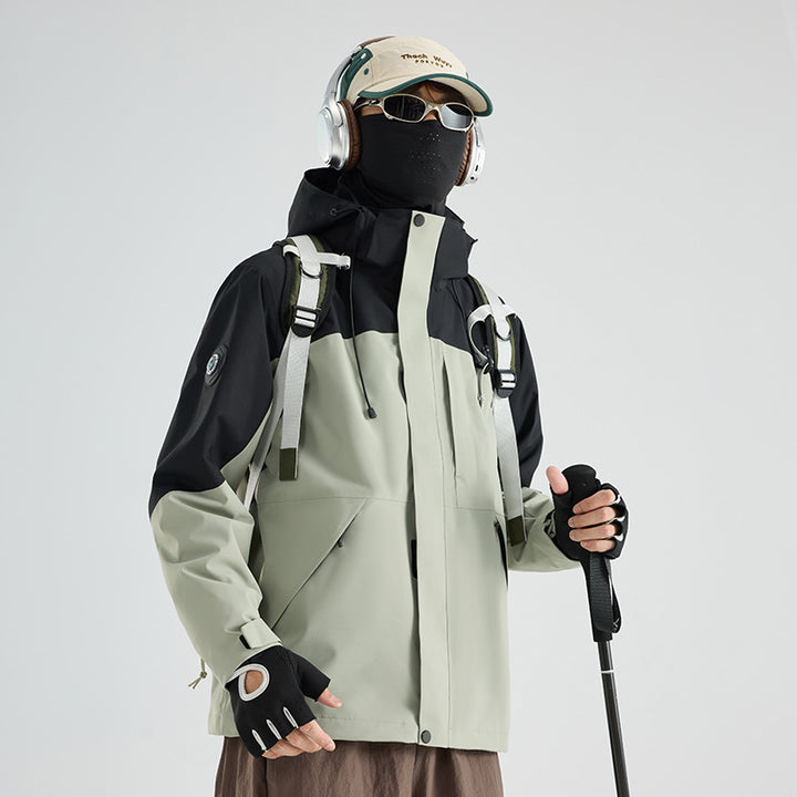 Women's waterproof, breathable functional parka with hood and loose fit Amarae