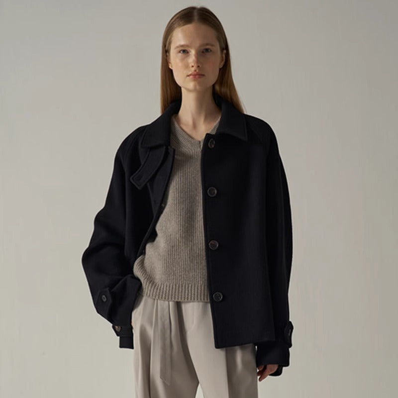 Veste en laine oversize pour femmes Chic & Stil