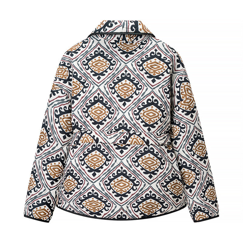 Blazer jacket for ladies with creative print and elegant fit Lune London
