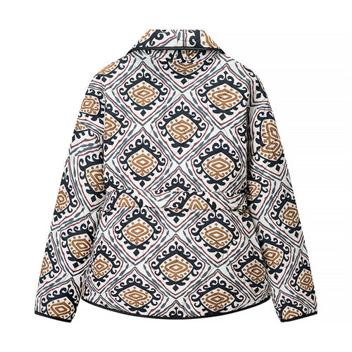 Blazer jacket for ladies with creative print and elegant fit Amarae