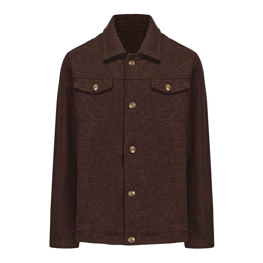 Men's denim jacket with buttons and pockets Lune London
