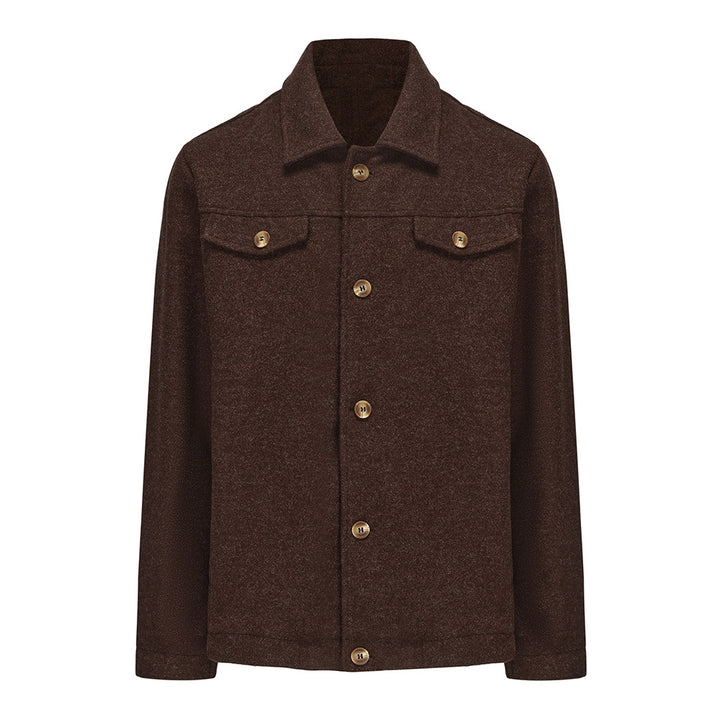 Men's denim jacket with buttons and pockets Lune London